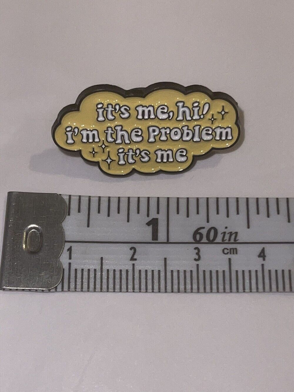 It’s Me Thought Bubble I’m The Problem Pin Brooch